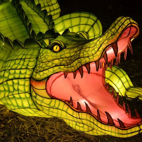 पशु रेशम लालटेन