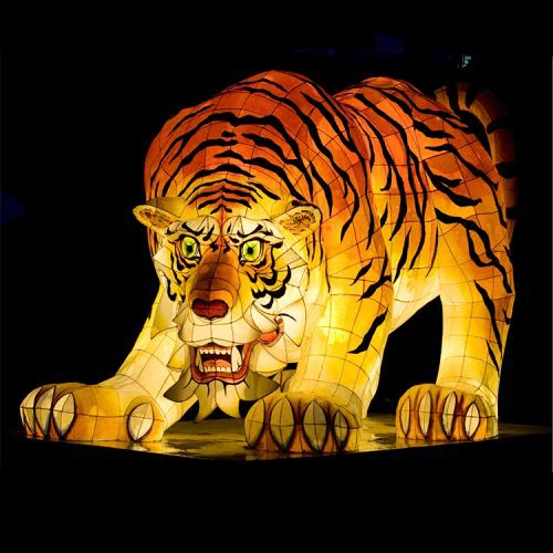थीम पार्क सजावट चीनी पशु लालटेन