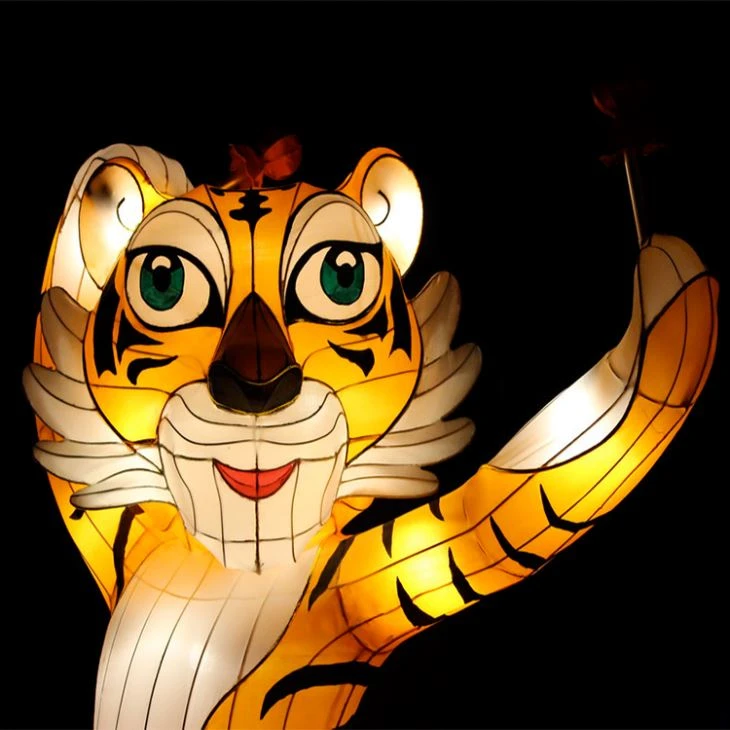 New Year Traditional Silk Lantern Exhibition Show
