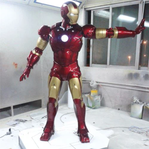 सजावट के लिए सही बदला लेने वाला IronmanFiberglass प्रतिमा